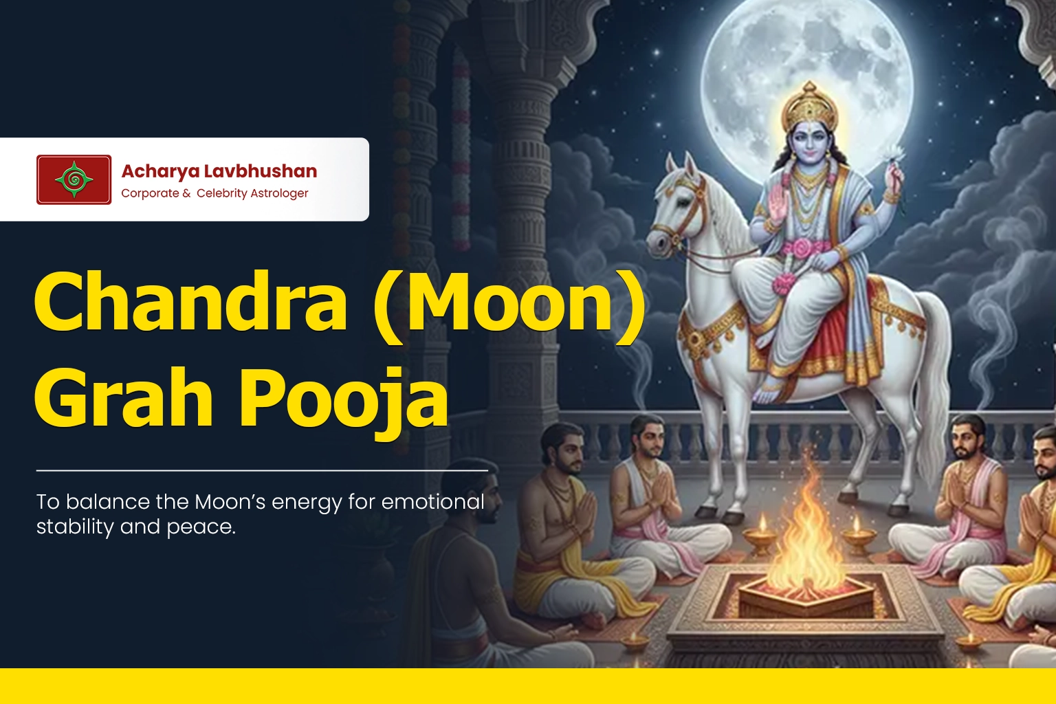 Chandra (Moon) Grah Pooja
